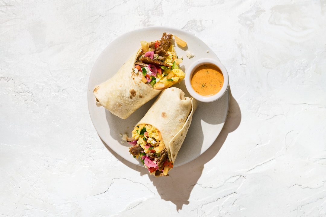 Loaded Breakfast Wrap - Small Tray
